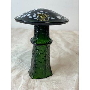 Bo Borgstrom Åseda Ebeling Reuss Sweden Hand Blown Glass Mushroom-4.5 inch